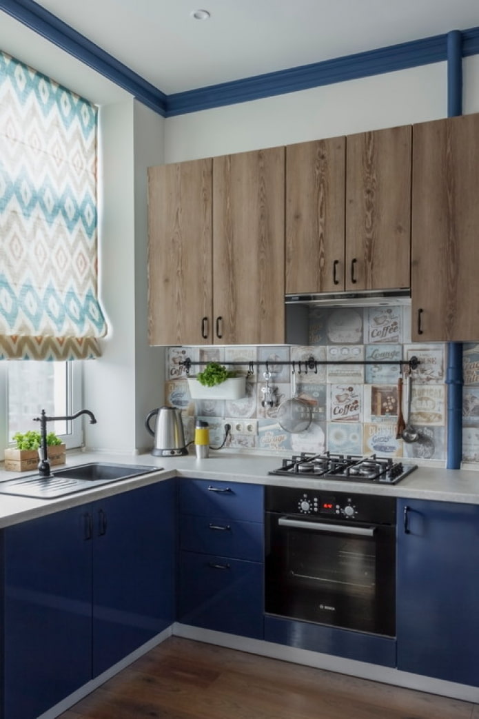 gasfornuis in de keuken