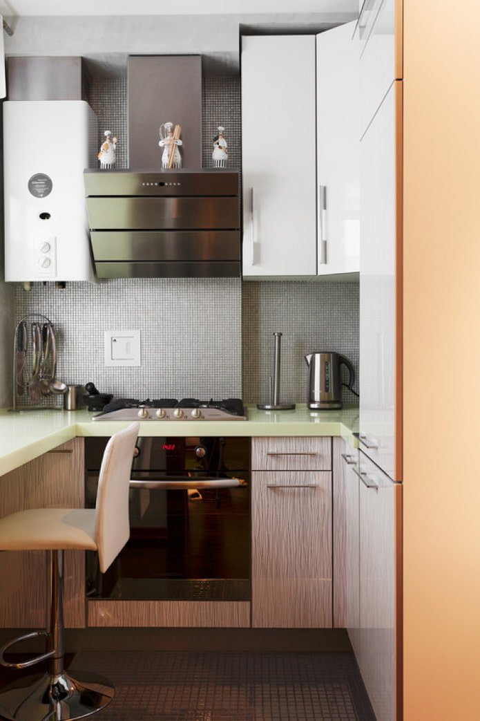 keuken met gasboiler