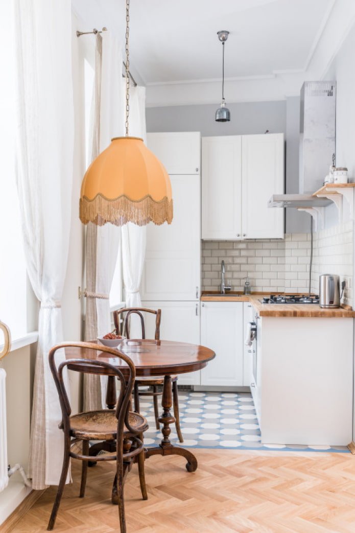 kleine keuken in een studio