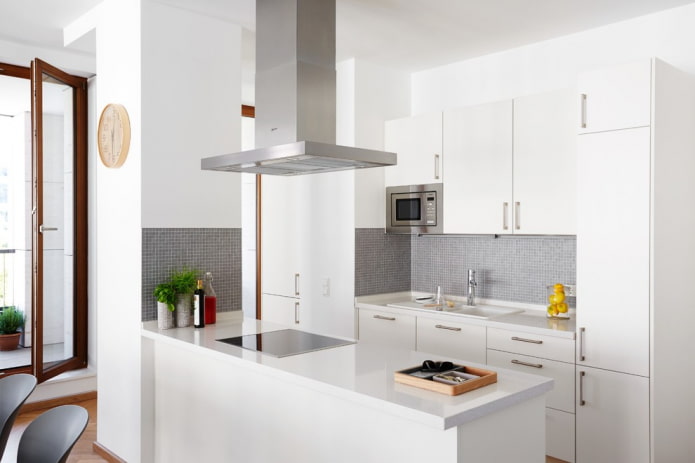 eiland in het keukeninterieur
