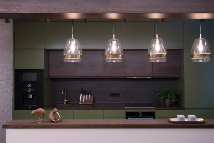 moderne stijl in de keuken