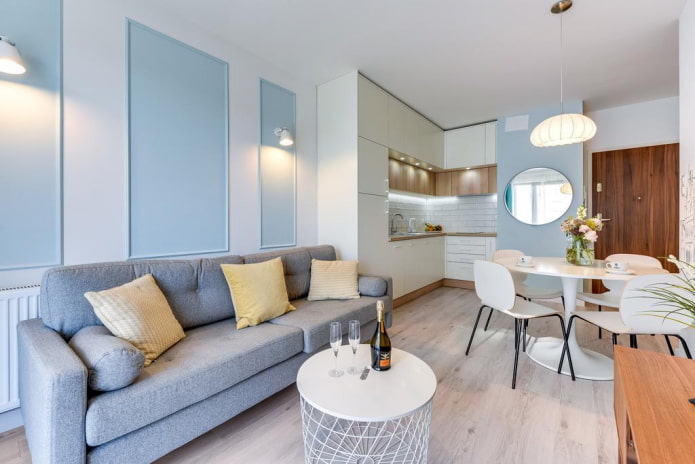 hoekkeukenset in het interieur