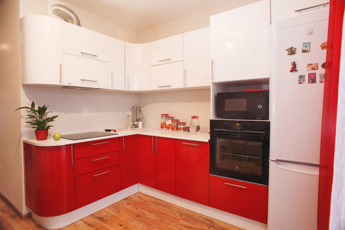 rood-witte keuken