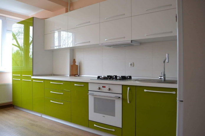 felgroene keuken