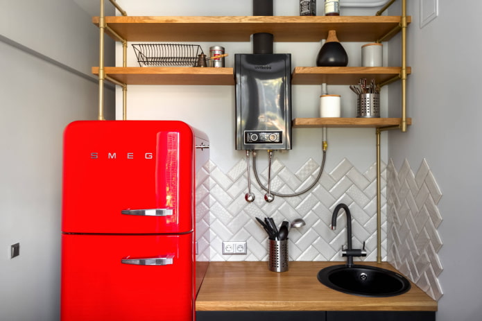 Een kolom in een loftstijl