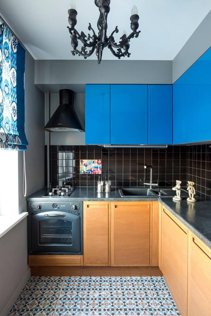 blauwe meubelgevels