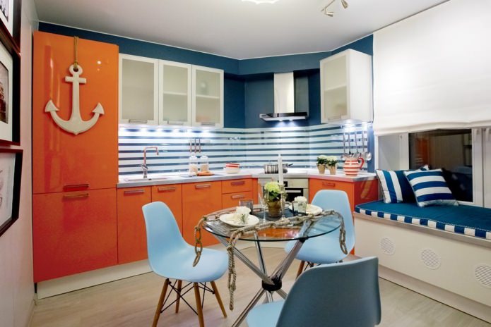 keuken in maritieme stijl