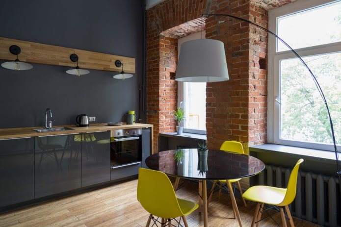 glanzend aanrechtblad