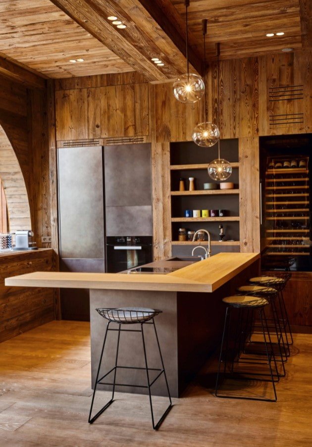 L-vormige bar
