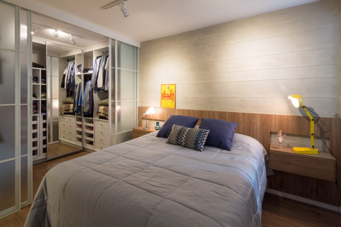 interieur van een tweekamerappartement van 70 vierkante meter