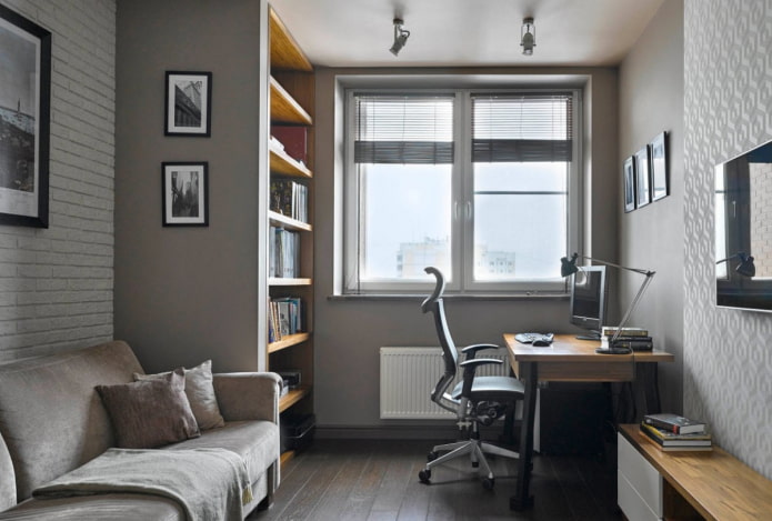 interieur van een driekamerappartement van 70 vierkante meter