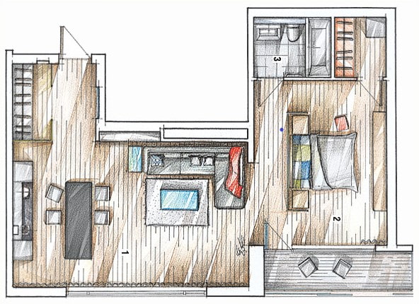 appartementindeling 70 vierkante meter
