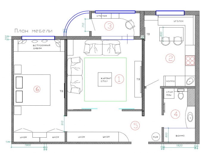 appartementindeling 70 vierkante meter