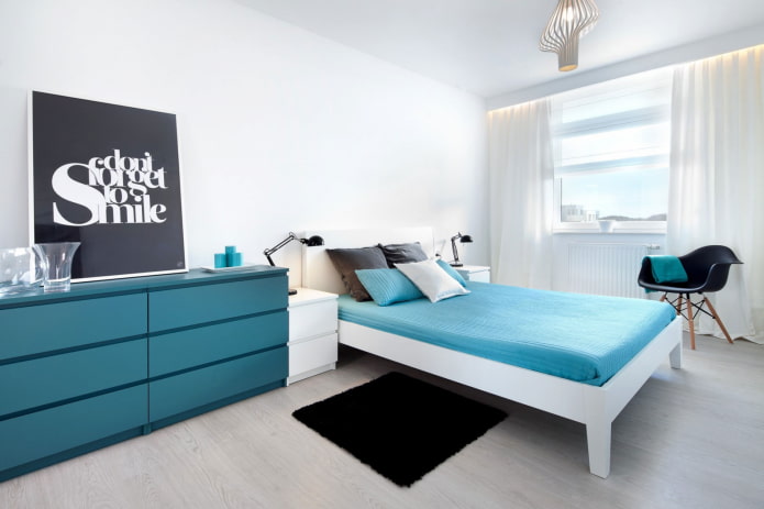 lambrequin in de stijl van minimalisme