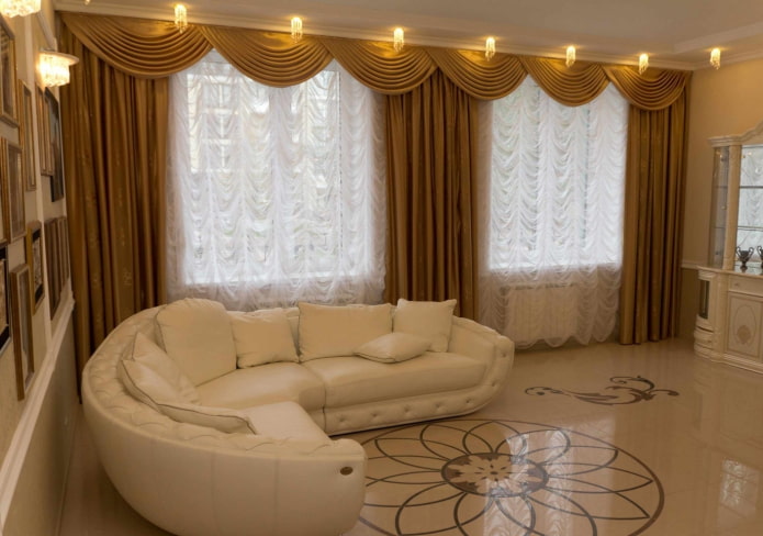 afwisselende effen swags