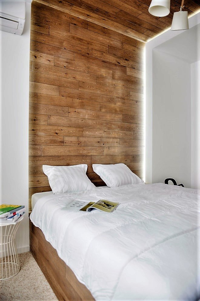 laminaat op wand en plafond
