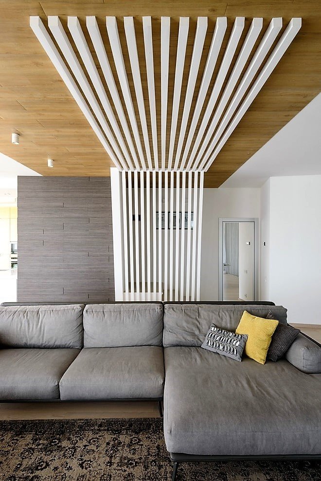 plafond in een modern interieur