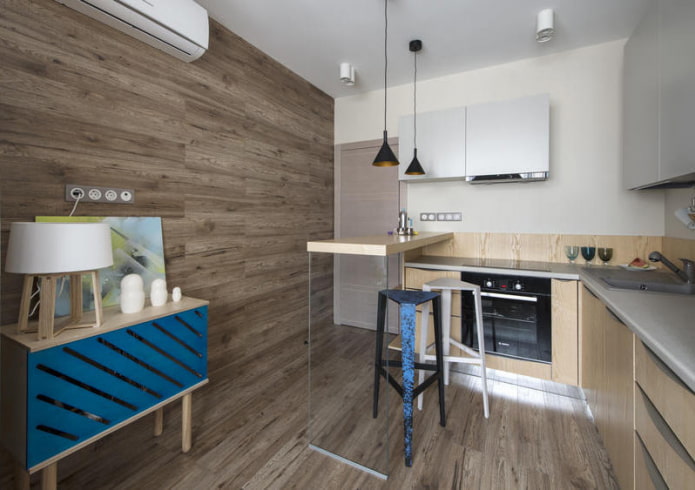 vloer en muur afwerken met ??n materiaal
