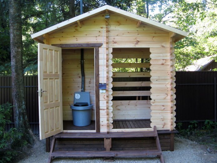 Toilet en douche onder ??n dak