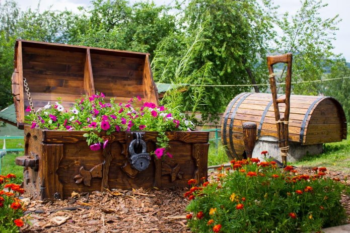 tuininrichting in landelijke stijl