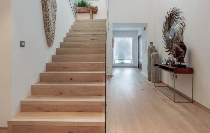 trappenhuisdecoratie in het interieur van een priv?woning