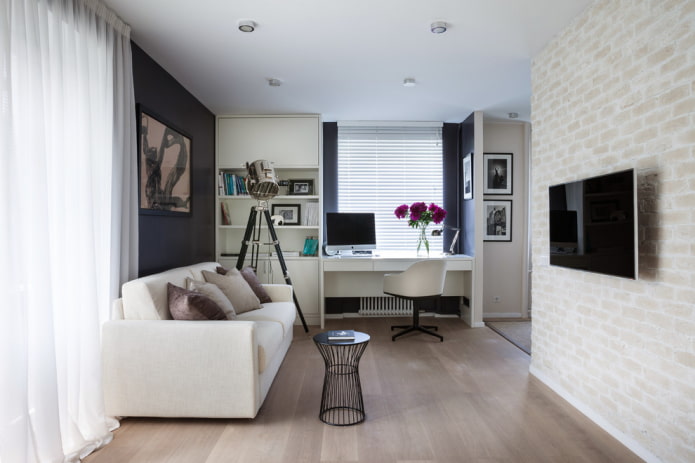 linoleum met imitatie laminaat in het interieur
