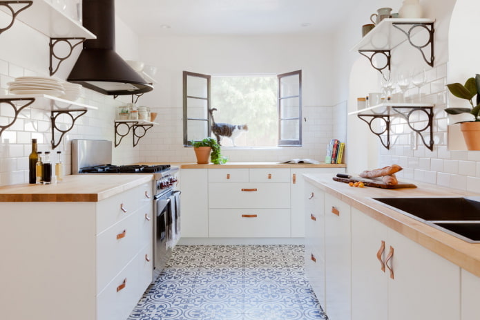 Linoleum met patroon