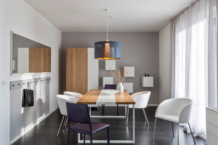 zwart linoleum in het interieur