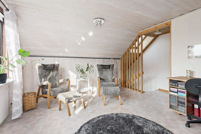 linoleum op de vloer in het interieur van een landhuis