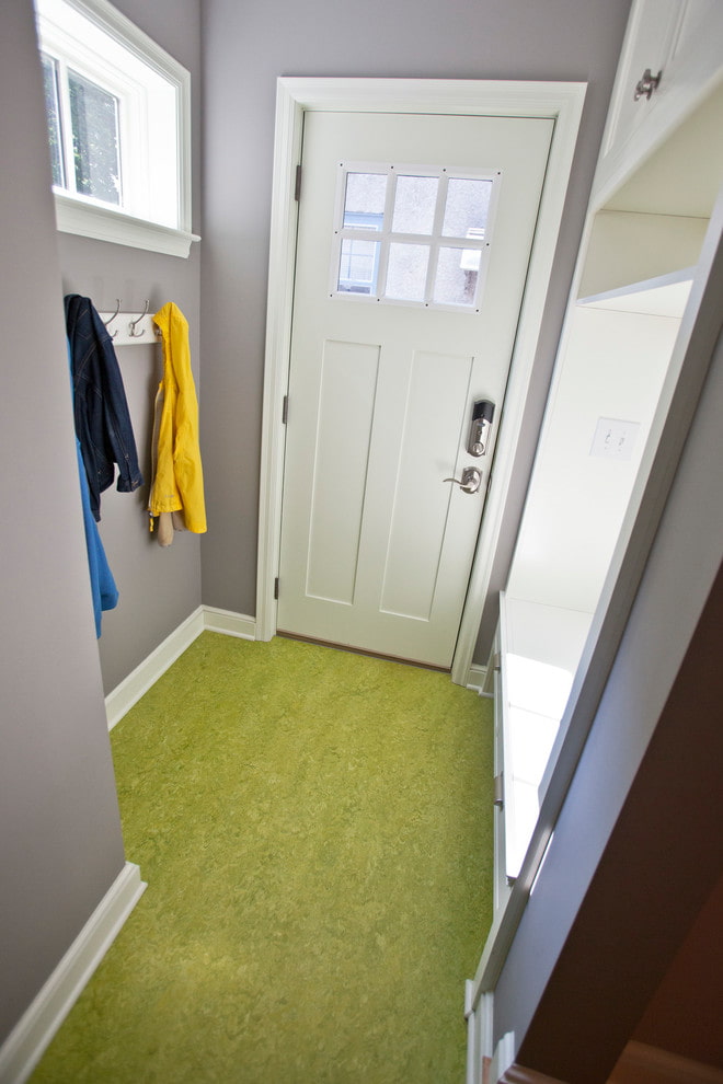 Groen linoleum