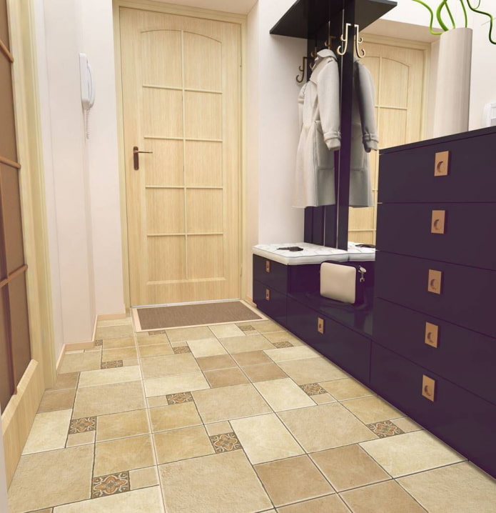 linoleum in de gang