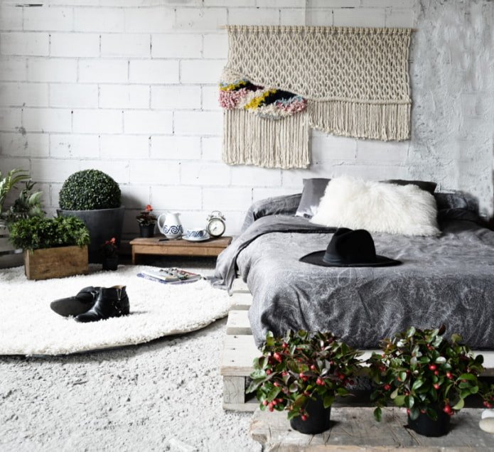 macram? in de loft