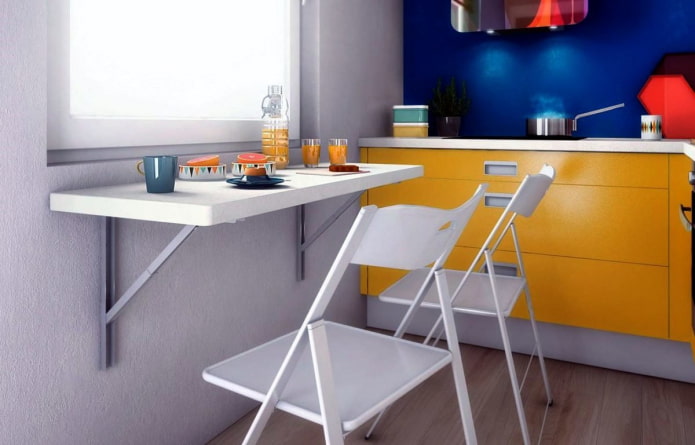 transformer meubels voor een kleine keuken-woonkamer