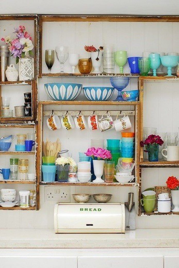 Servies als decoratie