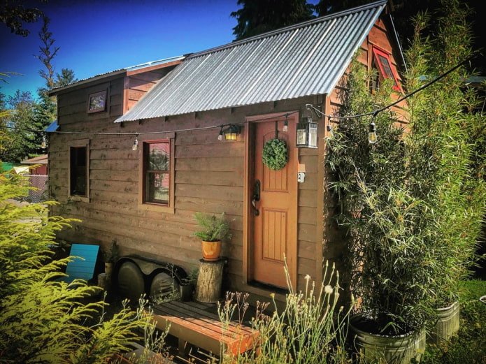Tiny Tack House in de zomer