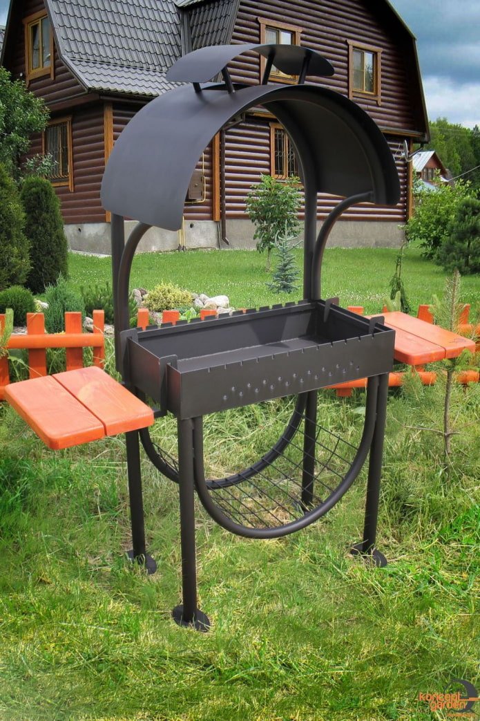 geprefabriceerde grote barbecue