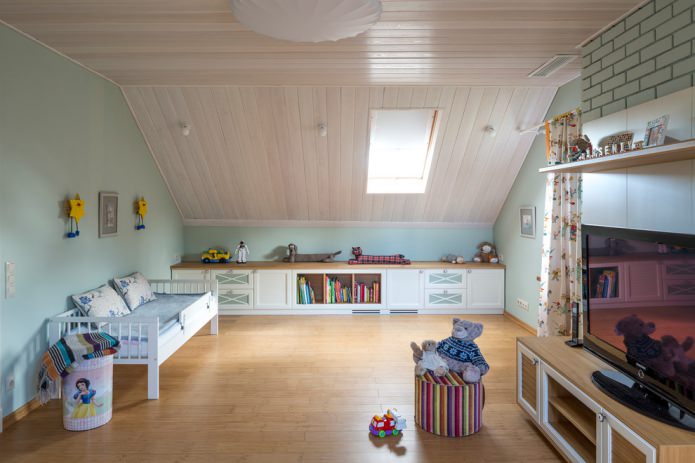 Kinderkamer op zolder