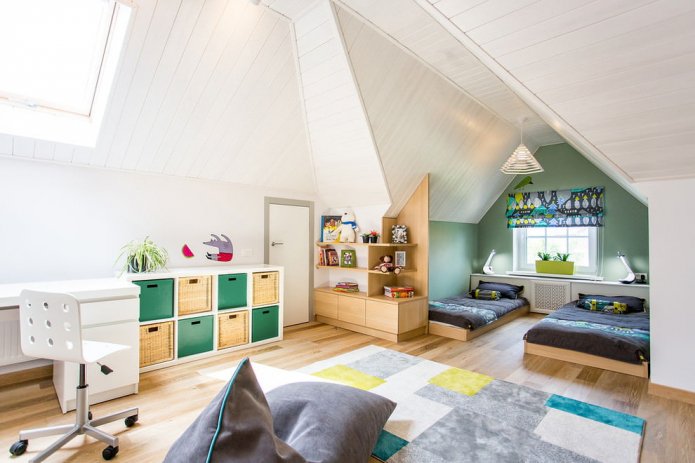 Kinderkamer op zolder