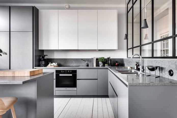 licht matte keuken