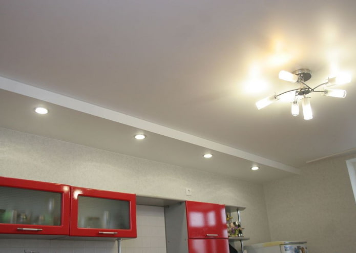 matte stretchstructuur met twee niveaus