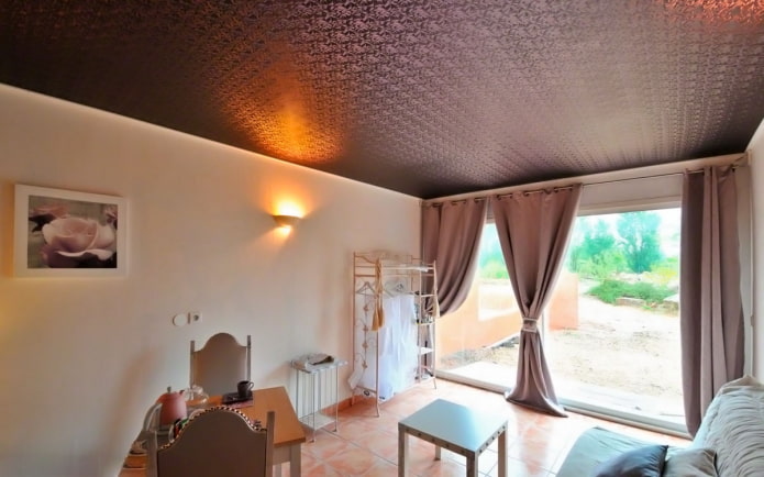matte structuur stretch plafond