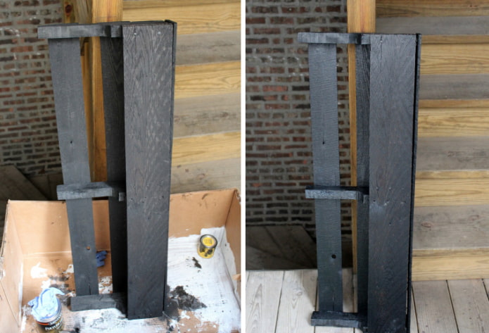 Geschilderde plank