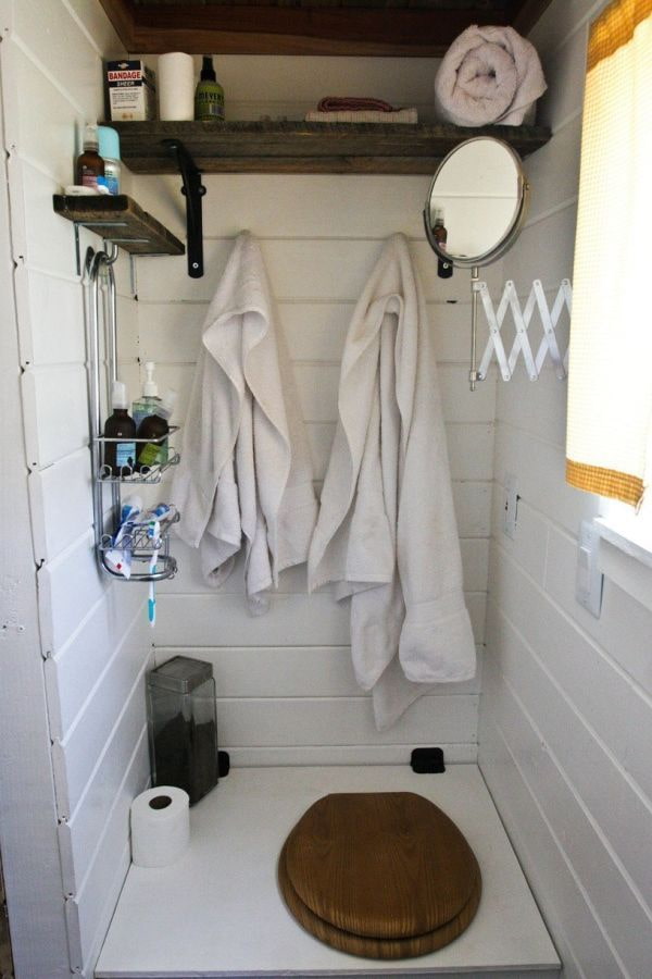 Opbergruimte in het toilet