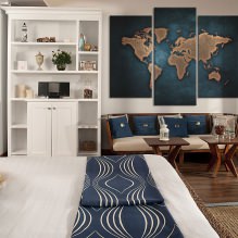 Modulaire schilderijen in het interieur: 50 moderne foto's en idee?n-5