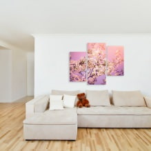 Modulaire schilderijen in het interieur: 50 moderne foto's en idee?n-8