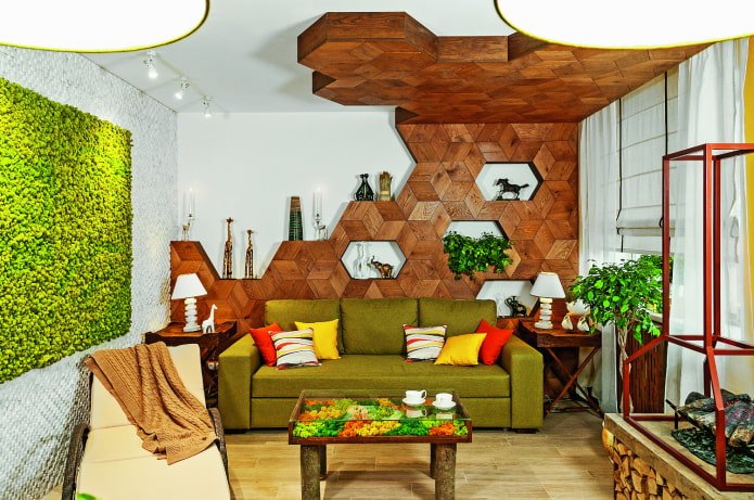 woonkamer muurdecoratie