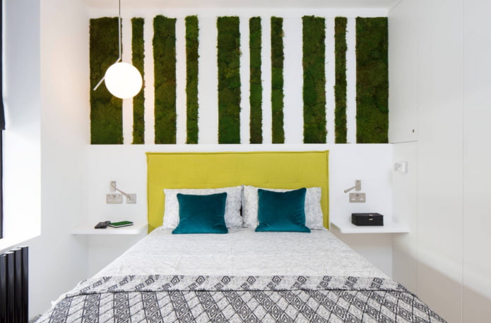 muurdecoratie boven het bed