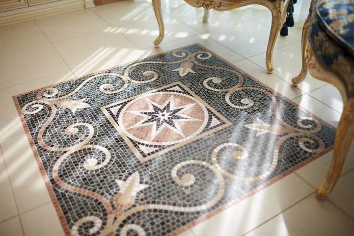 moza?ekpatronen en ornamenten in het interieur