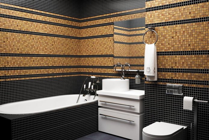 moza?ek in het interieur van de badkamer