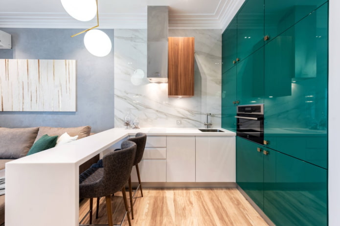 keuken-woonkamer ontwerp